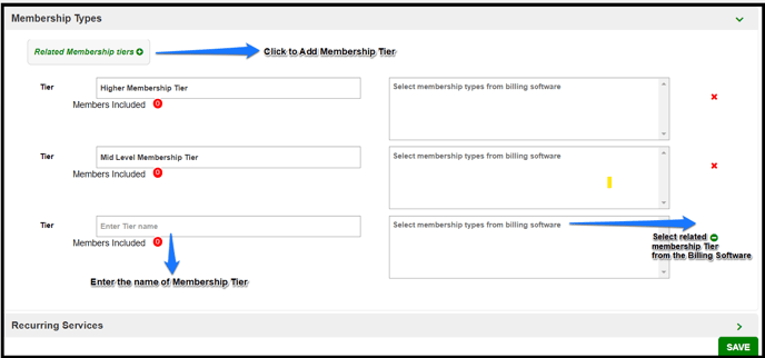 Membership Tiers